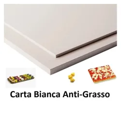 5 Kg. Fogli Carta Bianca Anti Grasso cm.50x70